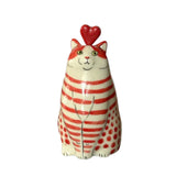 Vase pour chat à pois