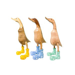 Ornement en forme de canard à bottes de pluie