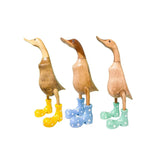Ornement en forme de canard à bottes de pluie
