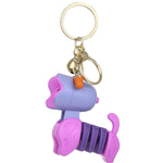Mini porte-clés de lampe de bureau d'animal de bande dessinée