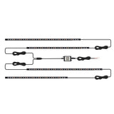 Bande LED flexible RVB étanche pour châssis de voiture(4pcs)