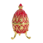 Boîte à bijoux en forme d'œuf pour Pâques