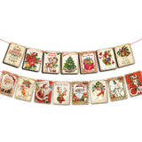 Cartes de Noël à l'Aquarelle Vintage