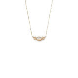 L'amour le plus pur Bague/Collier en opale ovale assortie