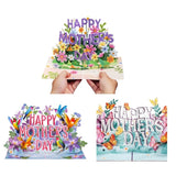 Carte pop-up 3D papillons pour la fête des mères