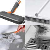 Brosse à long manche pour les espaces étroits de la salle de bain