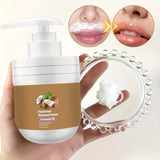 Crème dépilatoire douce à l'huile de coco pour le visage