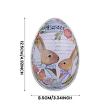 Œufs en fer colorés Lapin Pâques