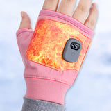 Gants chauffants sans doigts rechargeables par USB