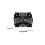 Bandeau de yoga à croix imprimée