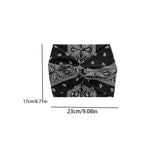 Bandeau de yoga à croix imprimée