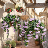 Paniers suspendus de faux lilas des Indes