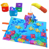 Jouet de pêche éducatif Montessori pour enfants