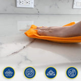 Serviettes de nettoyage absorbantes multi-usages non tissées (8pcs)