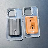 Soporte magnético con anillo para tarjetas de teléfono