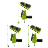 Ensemble combiné polyvalent de 3 brosses à mauvaises herbes
