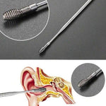 Ensemble de 6 cuillères à oreille en acier inoxydable