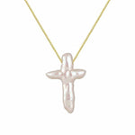 Collier croisé avec perles