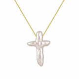 Collier croisé avec perles