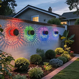 Lampe Murale Solaire à Projection Mandala