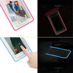 Pochette universelle étanche et lumineuse pour téléphone