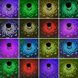 Lampe Murale Solaire à Projection Mandala