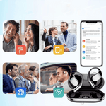 Q39 Écouteurs Bluetooth à clip avec traduction IA