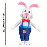 Costume de lapin gonflable de Pâques