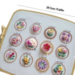 Kit de broderie de cadre de petite fleur
