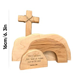 Décorations en bois pour la croix de Pâques