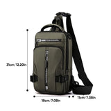 Sac à bandoulière à chargement USB