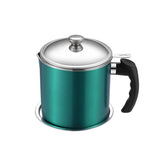 Pot à huile en acier inoxydable avec filtre