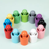 Gobelets de tri par couleur