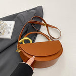 Sac à main pour femme, couleur unie, tendance