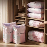Sac de compression sous vide sans pompe