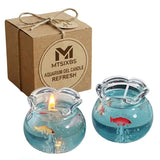 Bougie parfumée mini aquarium à bulles
