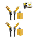Chargeur rapide 120 W à double port USB et double port Type-C