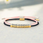 Bracelet Inspire tressé et ajustable