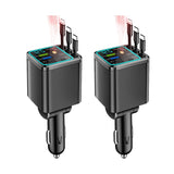 Chargeur de voiture rétractable universel 7 en 1