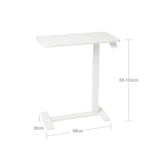 Table élévatrice pneumatique à roues cachées