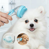 Nouvelle Brosse 2-en-1 pour Bain et Toilettage des Animaux