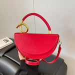 Sac à main pour femme, couleur unie, tendance