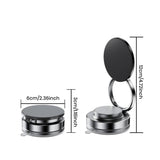 Porte-téléphone magnétique à vide ajustable 360°