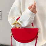 Sac à main pour femme, couleur unie, tendance