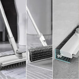 Brosse à long manche pour les espaces étroits de la salle de bain