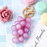 Porte-clés pendentif raisin