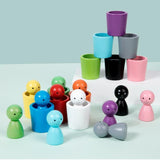 Gobelets de tri par couleur