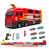 Camion méga transporteur avec piste de course d'éjection