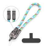 2-en-1 Cable de Datos de Carga Rápida y Cordón para Teléfono
