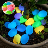 Pierres de jardin phosphorescentes